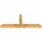 Ekena Millwork Portland Rough Sawn Timber Gable Bracket, Western Red Cedar, 60"W x 25"H x 4"D x 4"F, 10/12 Pitch GBW060X25X0404POR00RWR - alternate 2